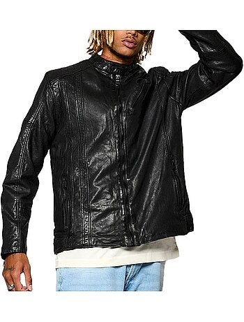 Veste en Cuir Homme Kaporal