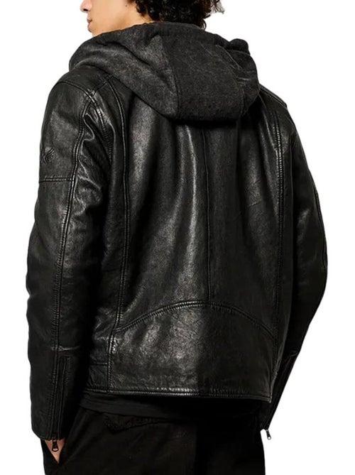 Veste En Cuir Homme Kaporal - Kiabi Veste En Cuir Homme Kaporal - Kiabi
