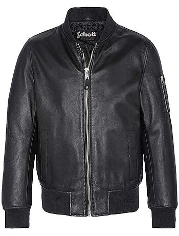 Veste en Cuir Homme Schott