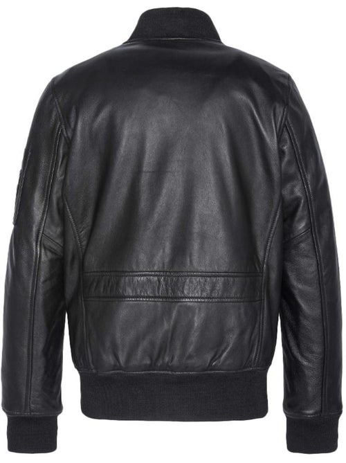 Veste en Cuir Homme Schott - Kiabi