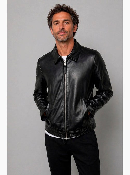 Veste En Cuir Noris Holster Redskins - Kiabi Veste En Cuir Noris Holster Redskins - Kiabi
