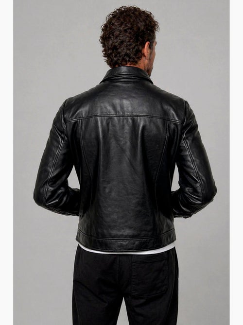 Veste En Cuir Noris Holster Redskins - Kiabi Veste En Cuir Noris Holster Redskins - Kiabi