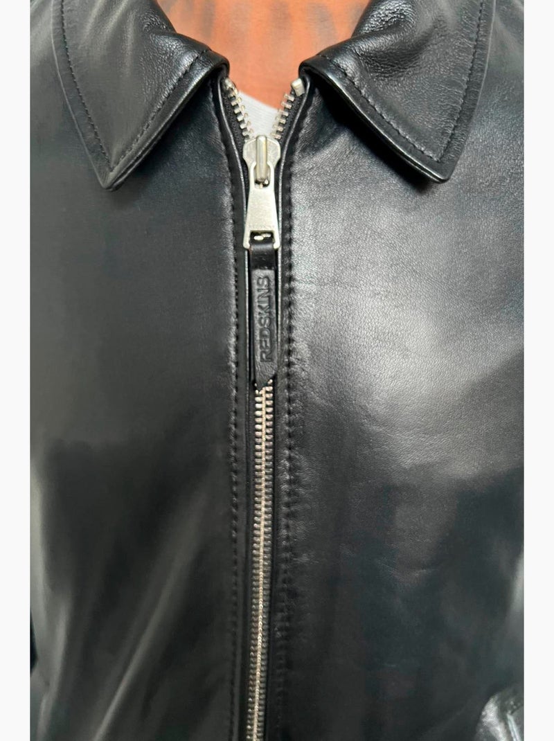 Veste En Cuir  Noris Holster Redskins Noir Noir - Kiabi