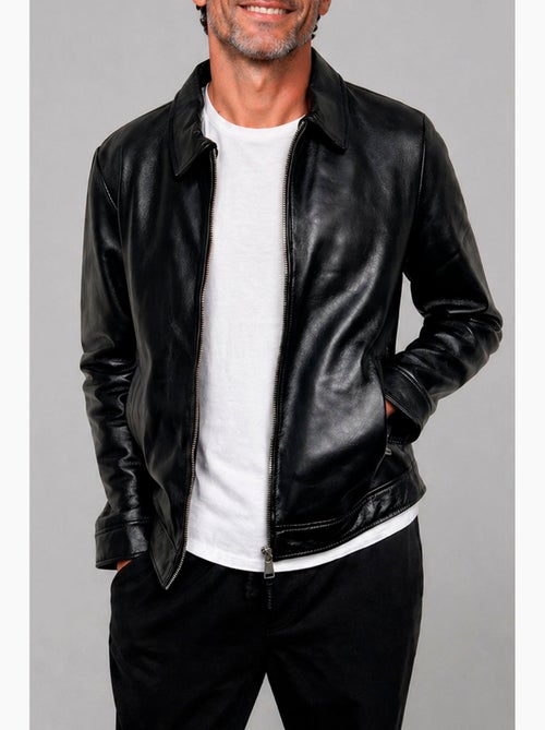 Veste En Cuir Noris Holster Redskins - Kiabi Veste En Cuir Noris Holster Redskins - Kiabi