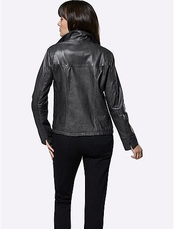 Veste En Cuir Pur Cuir D'agneau Nappa - Taille Standard - Witt
