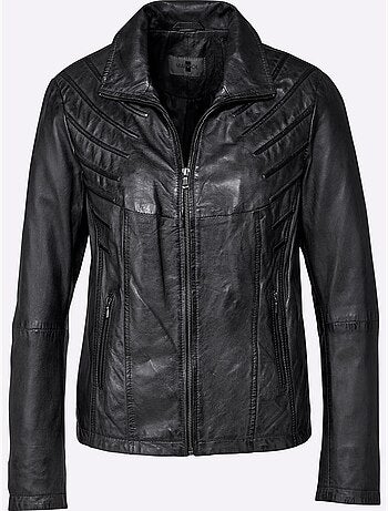 Veste En Cuir Pur Cuir D'agneau Nappa - Taille Standard - Witt