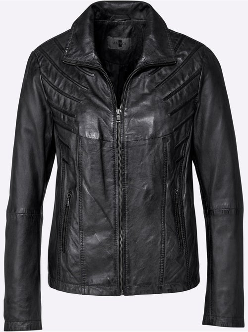 Veste En Cuir Pur Cuir D'agneau Nappa - Taille Standard - Witt - Kiabi