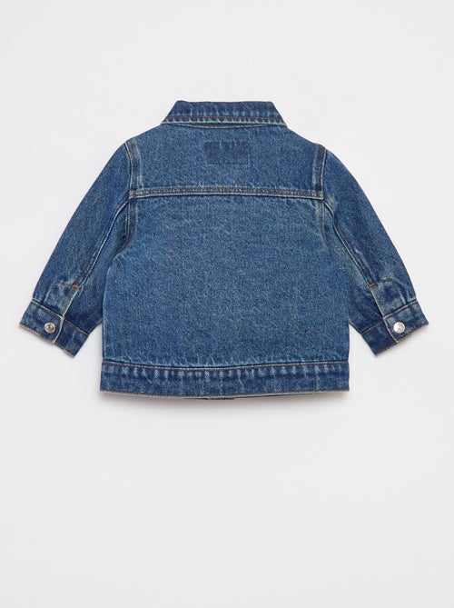 Veste en denim à manches longues - Kiabi