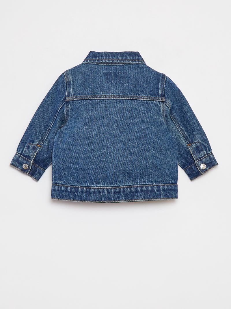 Veste en denim à manches longues BLEU - Kiabi