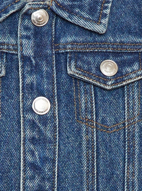 Veste en denim à manches longues - Kiabi