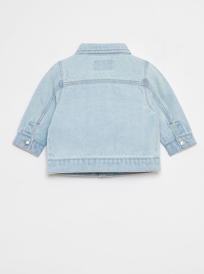 Veste en denim à manches longues BLEU - Kiabi