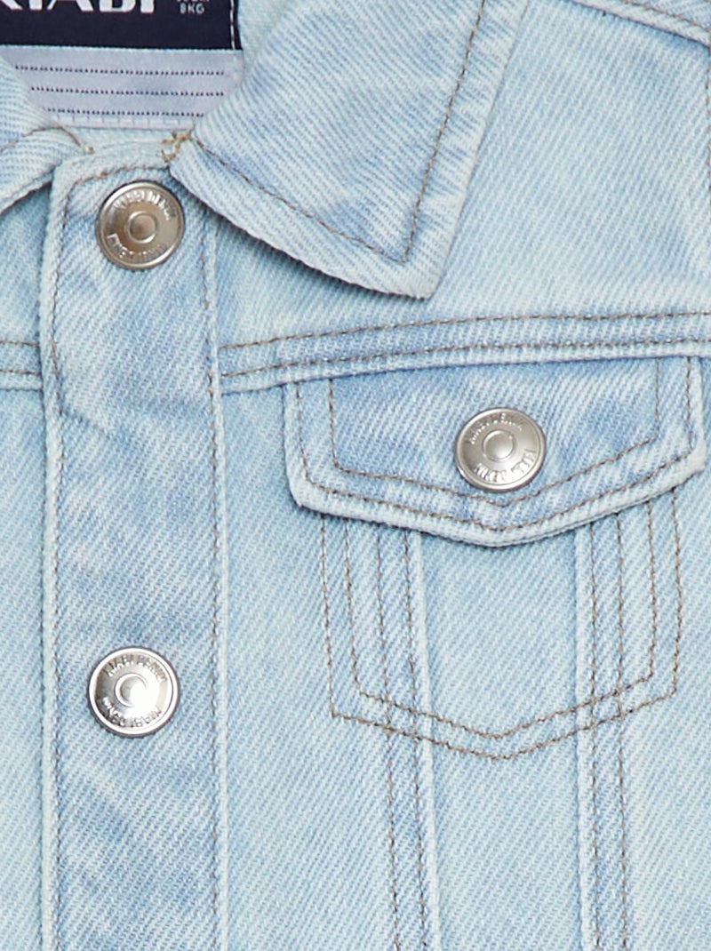 Veste en denim à manches longues BLEU - Kiabi