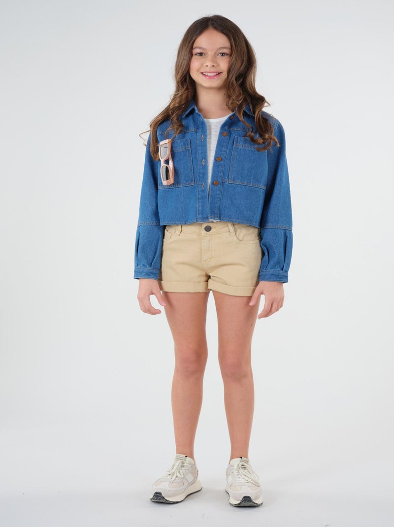 Veste en denim brut 'Deeluxe' Bleu - Kiabi