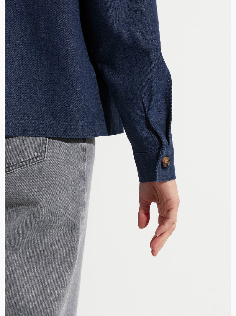 Veste en denim brut, style workwear - AFIBEL Bleu - Kiabi