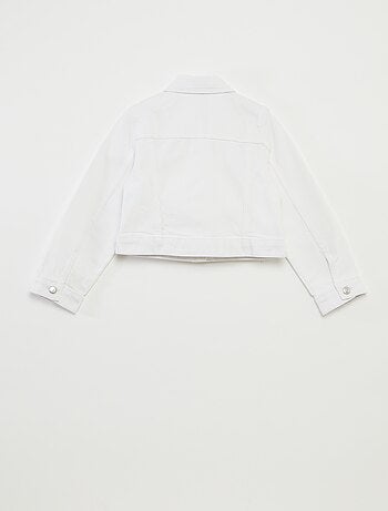 Veste en denim cropped