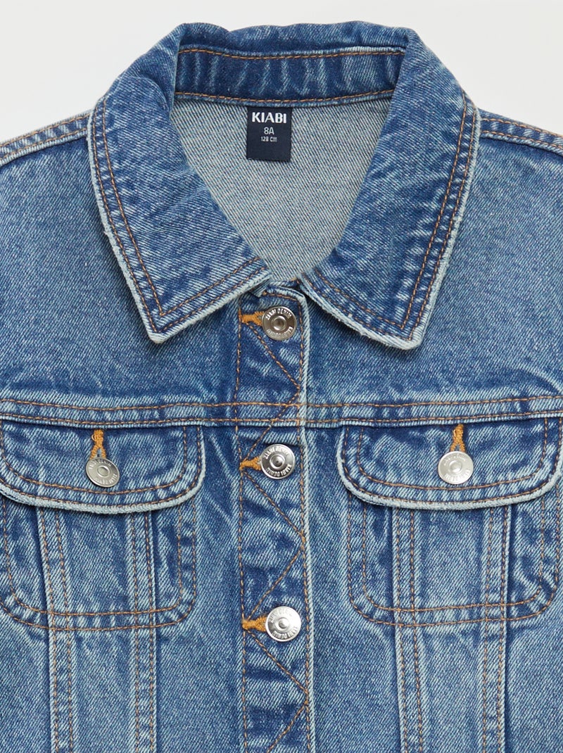 Veste Longue Veste En Jean 12 Ans Fille Veste Matelassée Veste En