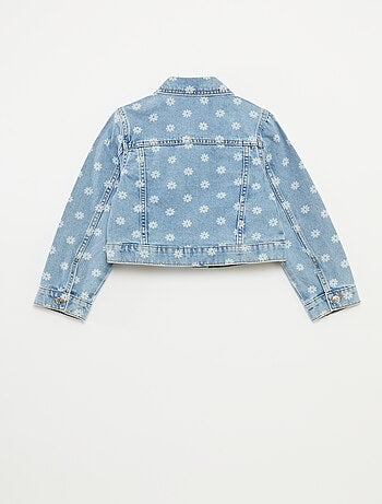 Veste en denim cropped