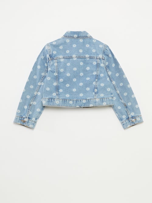 Veste en denim cropped - Kiabi