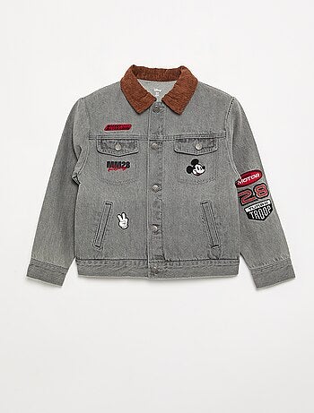 Veste en denim 'Disney' 'Mickey' à manches longues