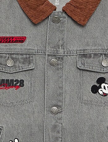 Veste en denim 'Disney' 'Mickey' à manches longues