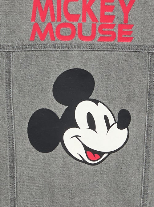 Veste en denim 'Disney' 'Mickey' à manches longues - Kiabi Veste en denim 'Disney' 'Mickey' à manches longues - Kiabi