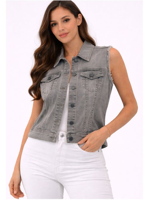 Veste en denim Kebello - Kiabi