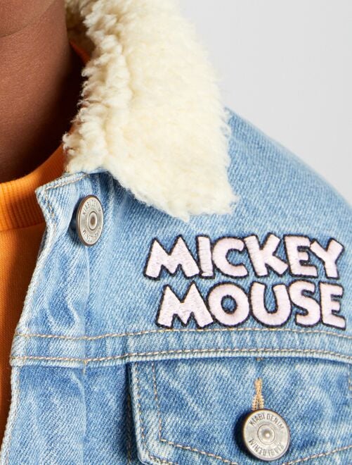 Attache tétine 'Mickey' de 'Disney Baby' - bleu - Kiabi - 3.00€