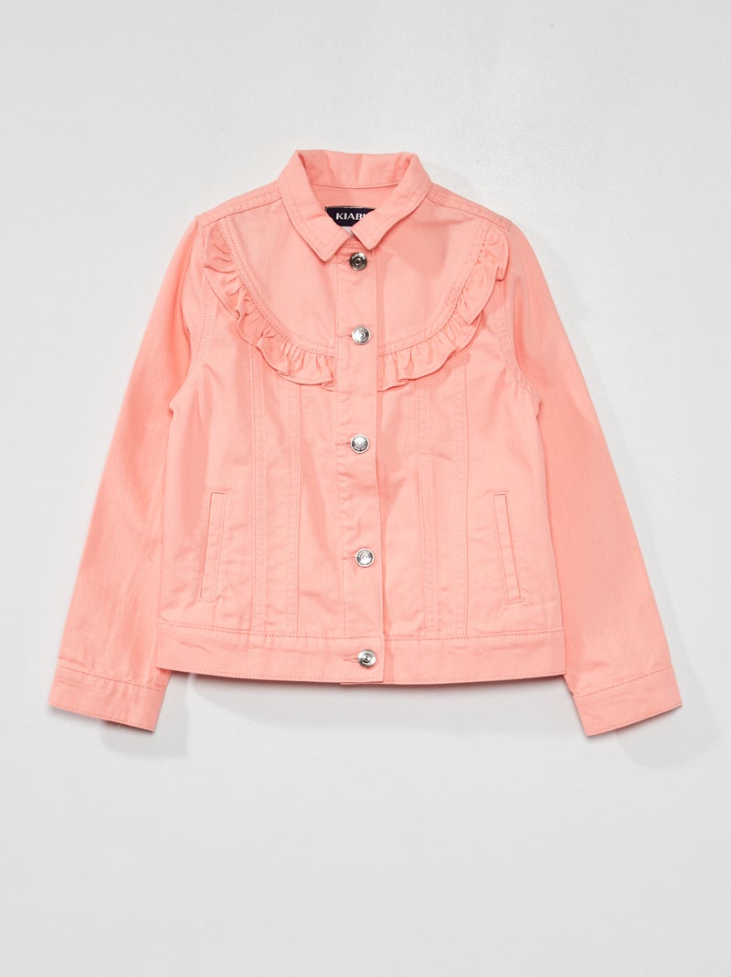 Veste en denim pur coton Rose - Kiabi