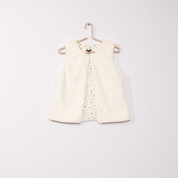 blouson fausse fourrure fille