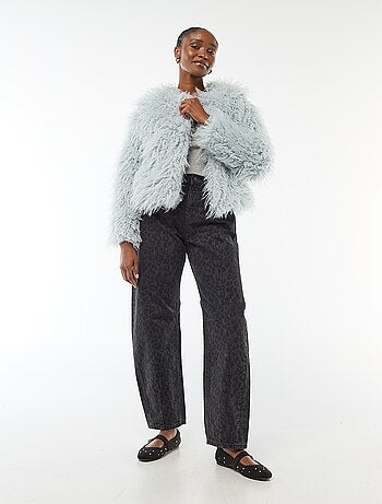 Veste en fausse fourrure