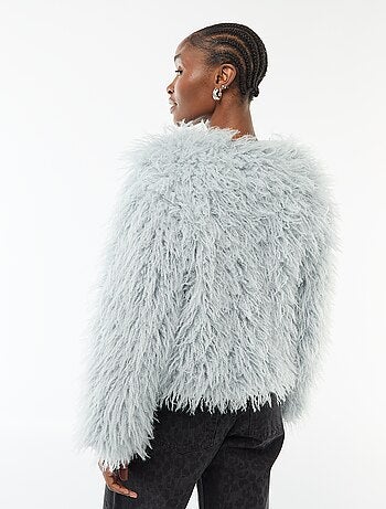 Veste en fausse fourrure