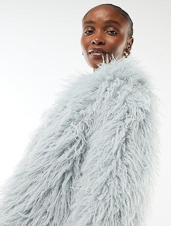 Veste en fausse fourrure