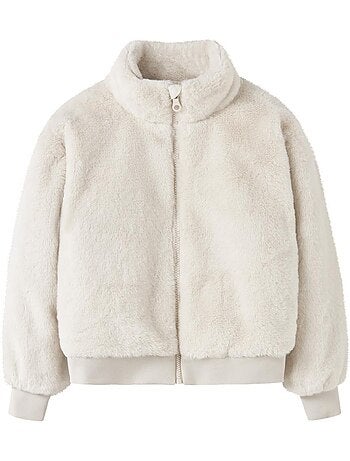 Veste en fausse fourrure fille name it