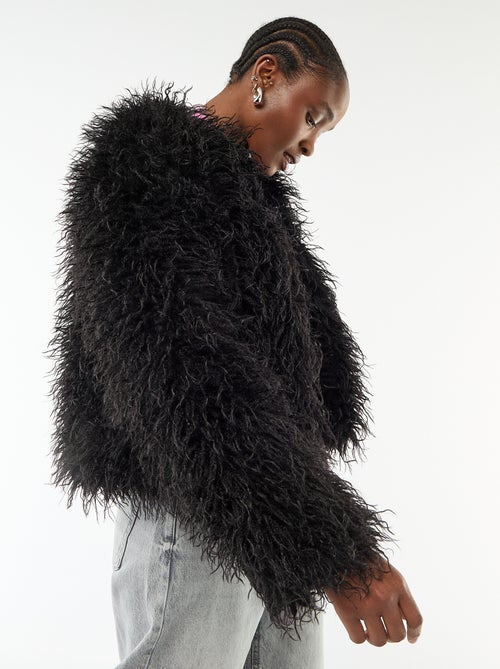 Veste en fausse fourrure - Kiabi