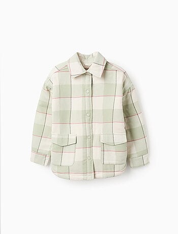 Veste en flanelle avec intérieur en sherpa