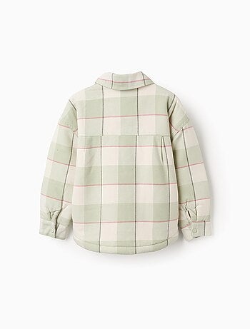 Veste en flanelle avec intérieur en sherpa