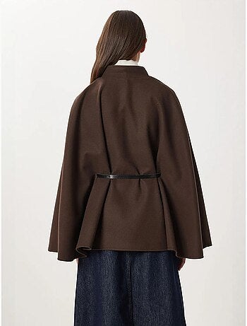 Veste en gabardine texturée avec fermeture à boutons istanbul