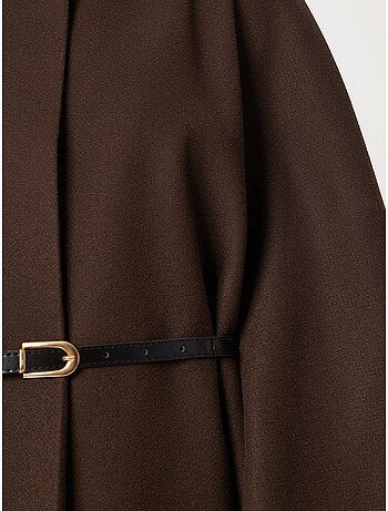 Veste en gabardine texturée avec fermeture à boutons istanbul