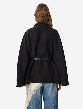 Veste en gabardine texturée avec fermeture à boutons istanbul