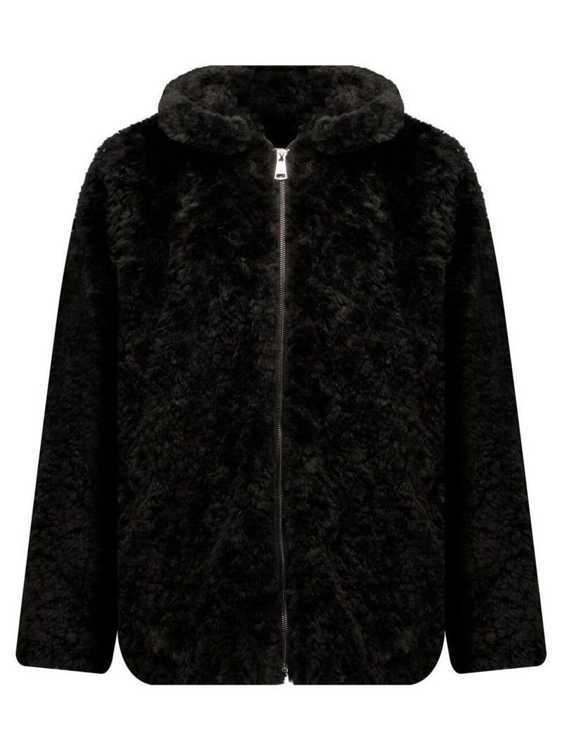 Veste en imitation fourrure  'Deeluxe' Noir - Kiabi