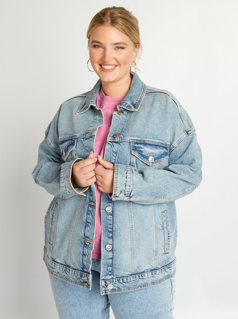 Veste en jean - 4 poches Bleu - Kiabi