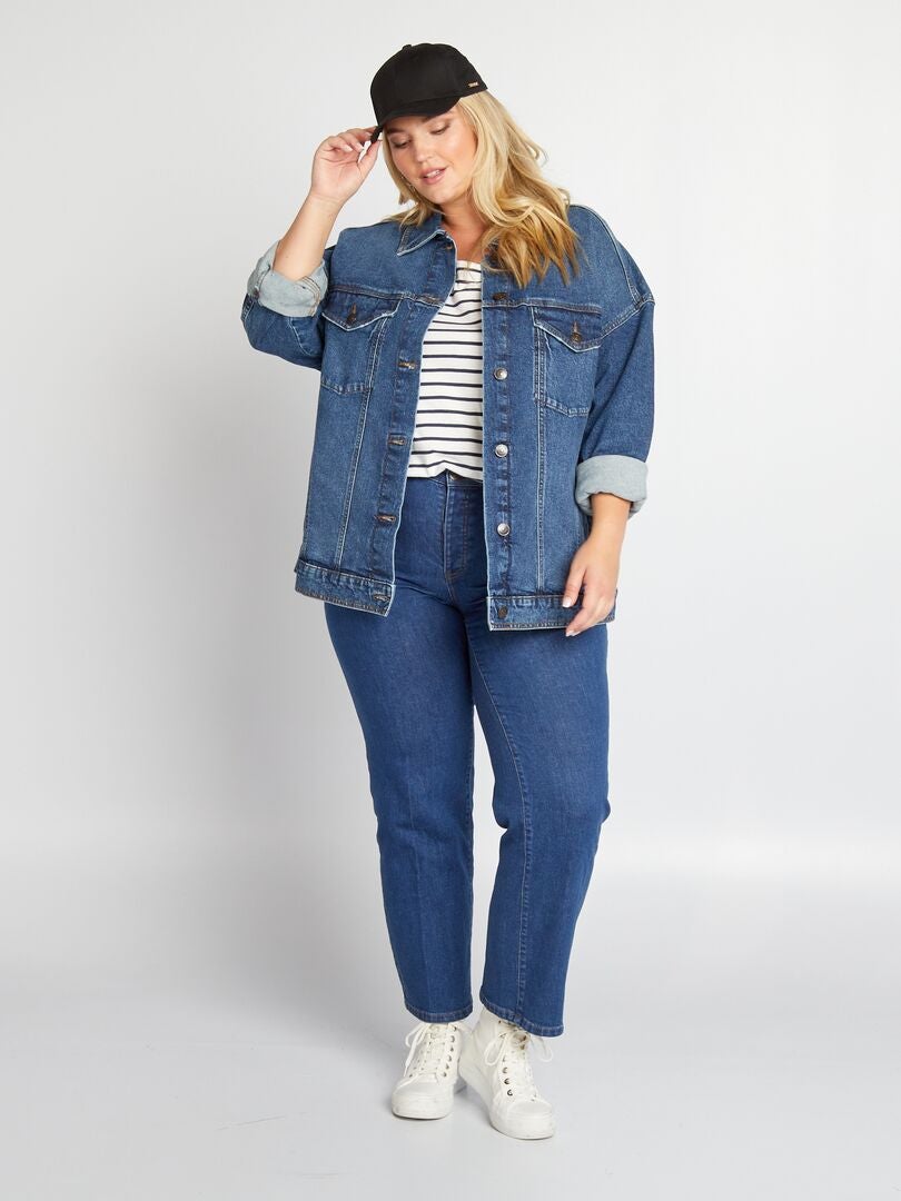 Veste en jean - 4 poches Bleu brut - Kiabi