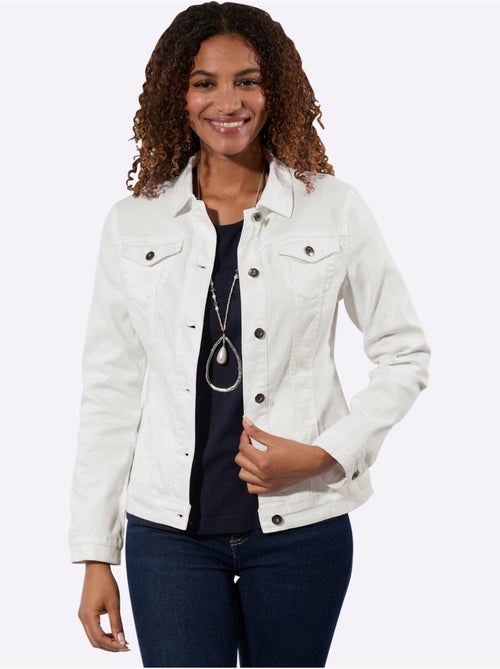 Veste En Jean à Associer Avec Un Pantalon - Taille Standard - Witt - Kiabi Veste En Jean à Associer Avec Un Pantalon - Taille Standard - Witt - Kiabi