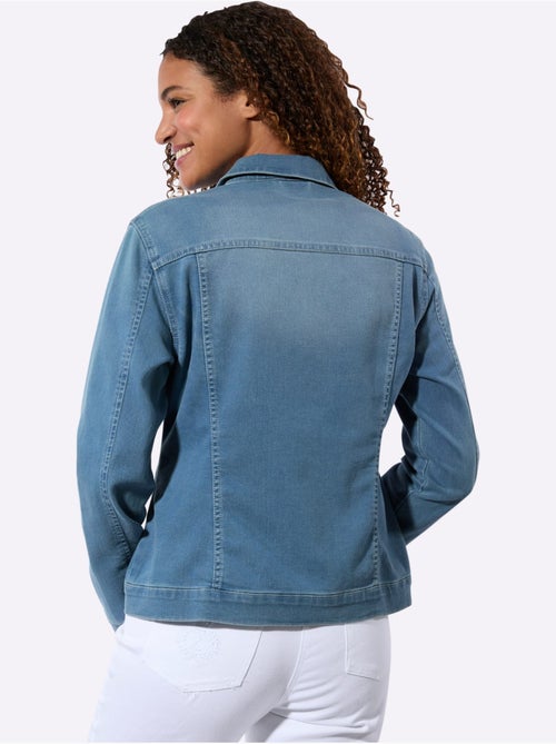 Veste En Jean à Associer Avec Un Pantalon - Taille Standard - Witt - Kiabi