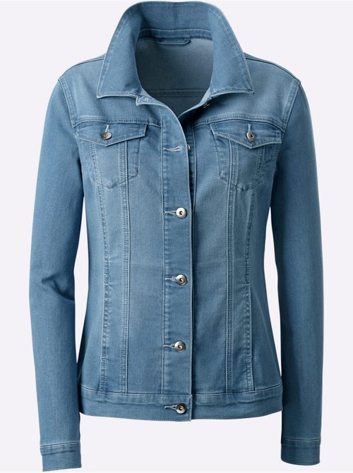 Veste En Jean à Associer Avec Un Pantalon - Taille Standard - Witt - Kiabi