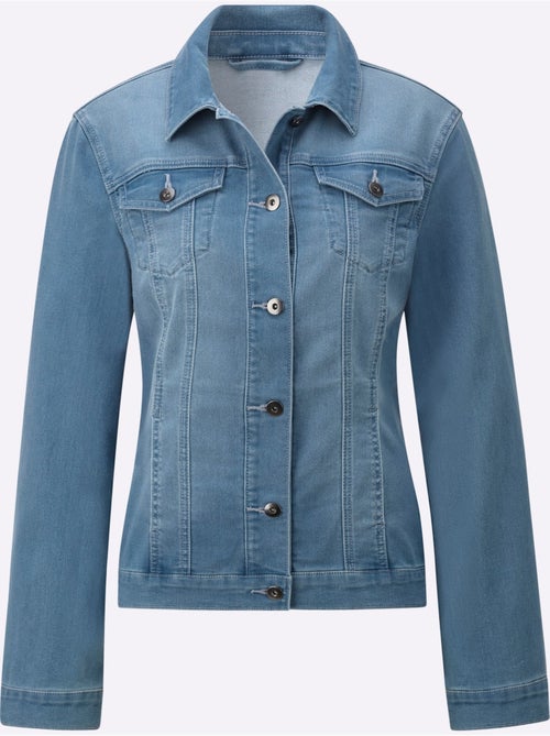Veste En Jean à Associer Avec Un Pantalon - Taille Standard - Witt - Kiabi