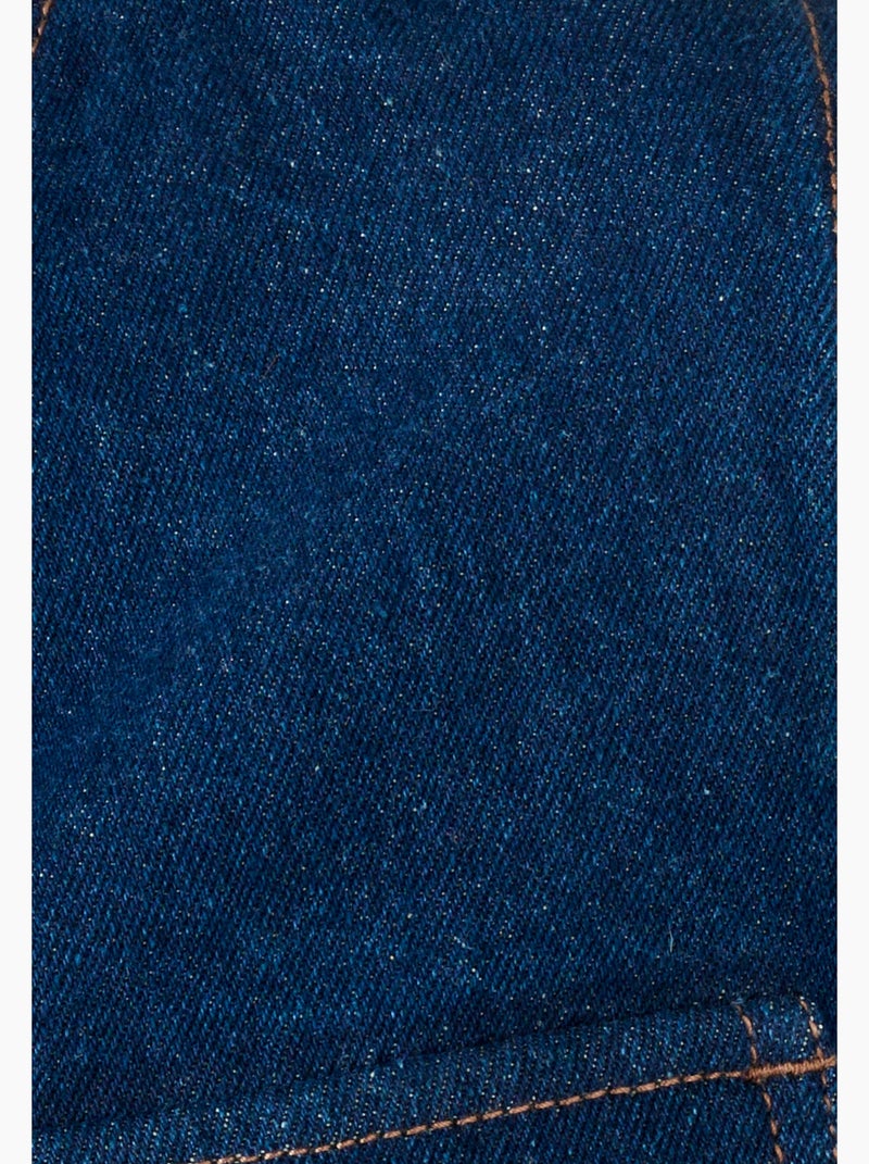 Veste en jean à boutons chic - Damart Bleu foncé - Kiabi