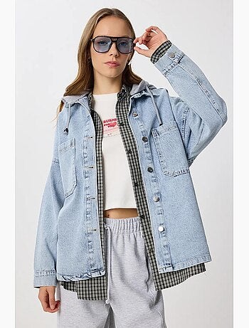 Veste en jean à capuche istanbul