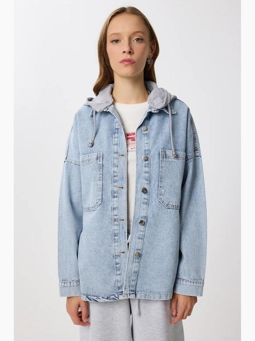 Veste en jean à capuche istanbul - Kiabi Veste en jean à capuche istanbul - Kiabi