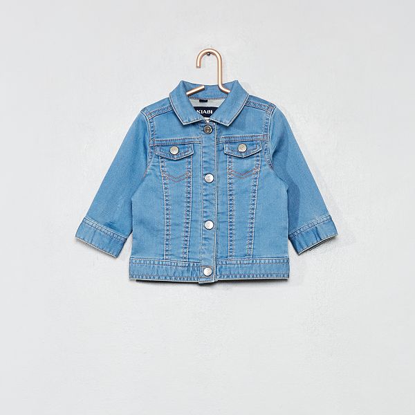 Veste En Jean A Pressions Bebe Fille Stone Kiabi 15 00 Veste En Jean A Pressions Bebe Fille Stone Kiabi 15 00